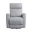 Calvin Leather Manual Glider, gris tourterelle-70865869