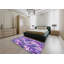 Tapis 100% à motifs lavables à la machine 2989 WSH-PAT1804-PUR--67976481
