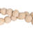 Hedvika Decorative Wood and Macrame Bead Strand with Tassels - Modern Handcrafted Accent Piece-786374008