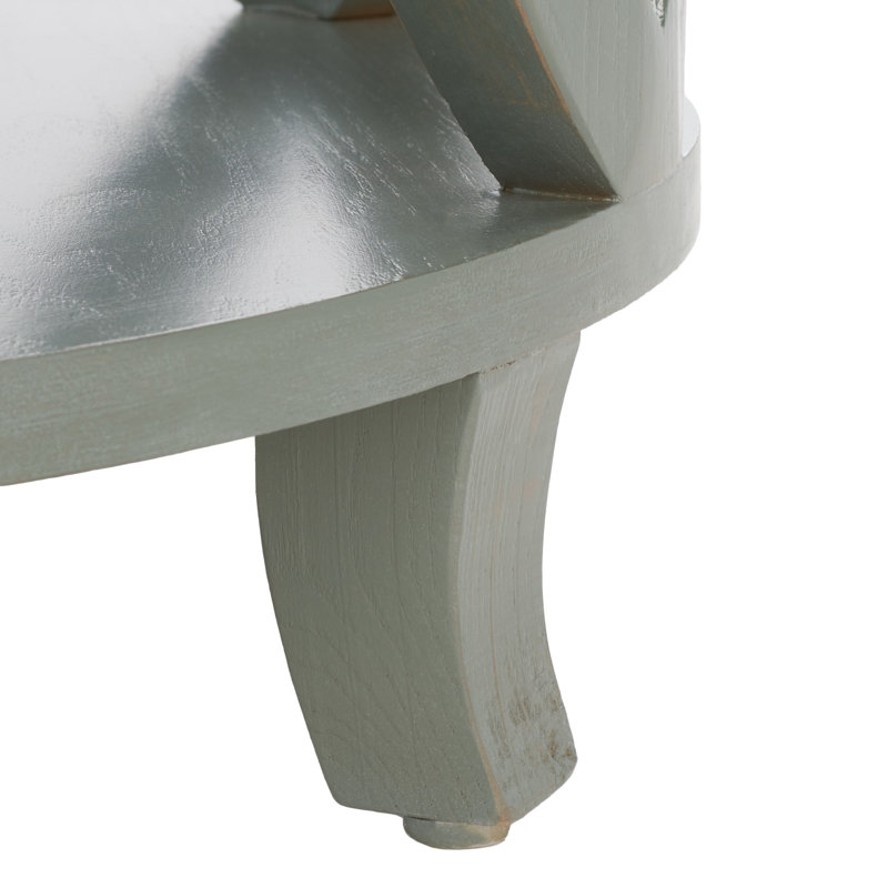 Smithson Solid Wood End Table, Ash Gray