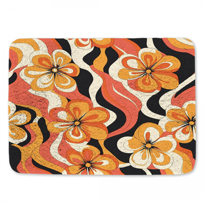 Tapis de salle de bain rétro