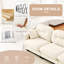 Canapé de style moderne pour l'intérieur, canapé-lit modulaire avec tissu en chenille, dossier capitonné, conception ergonomique, mousse haute densité, accoudoirs faciles à installer et élégants pour les salons-1094780421