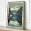 Mountain Lake Reflection Scandinavian - Wrapped Canvas-1923314594-1923314598