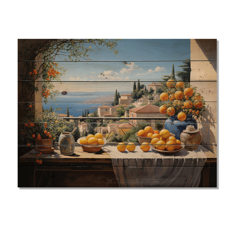 French French Bliss In Provence II sur impression sur bois, H 30 po x l 40 po x P 0,78 po
