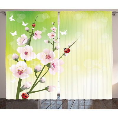 Minogue Semi Sheer Curtain Pair