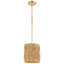 Luminaire suspendu cylindrique à 1 lumière