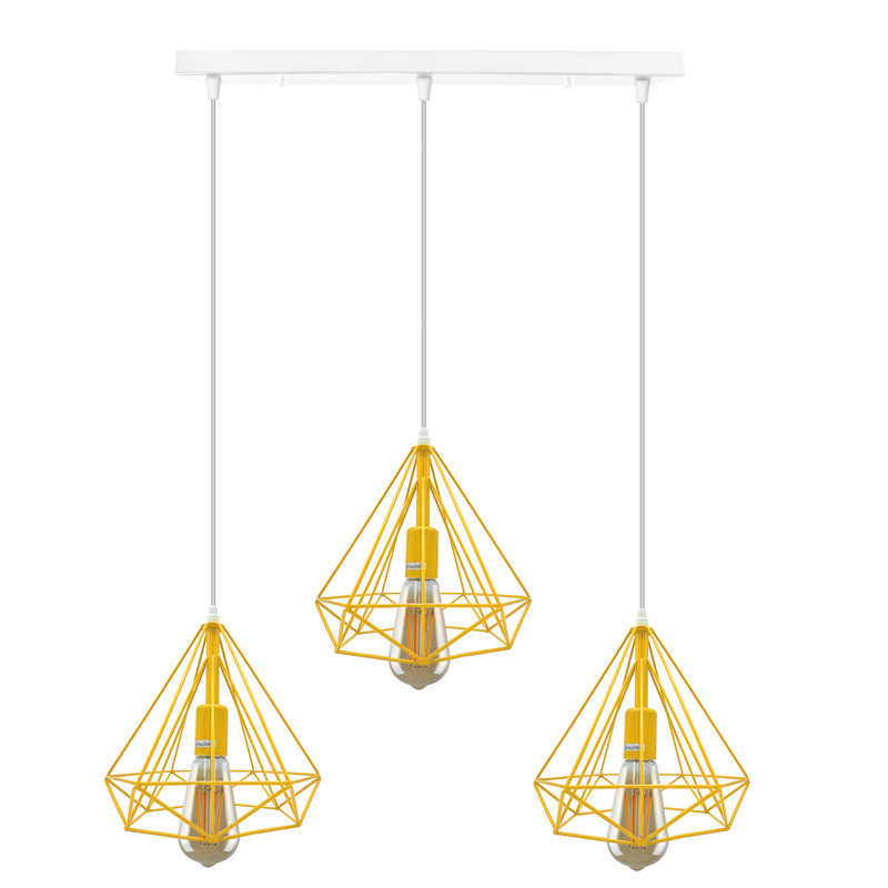 Tooborac 3 - Light White Pendant, Yellow, Yes