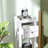 Nightstand Set of 2 with Drawer and Open Storage Shelf, White-125912464