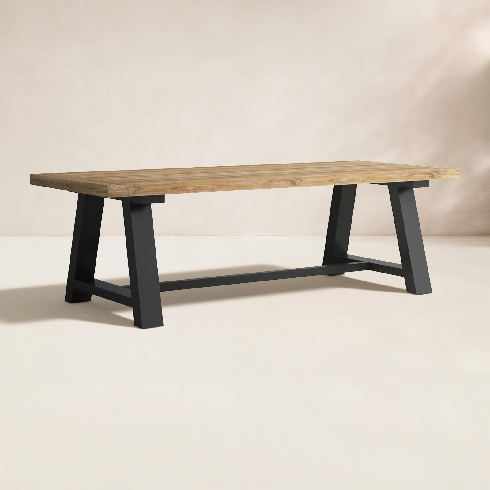 Beardall 95" Teak Patio Dining Table
