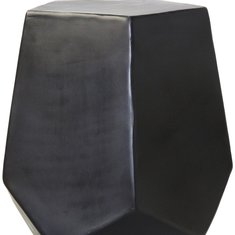 Abstract Metal Side Table