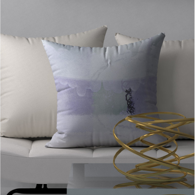 Housse de coussin décorative carrée de luxe riche, 24" X 24"