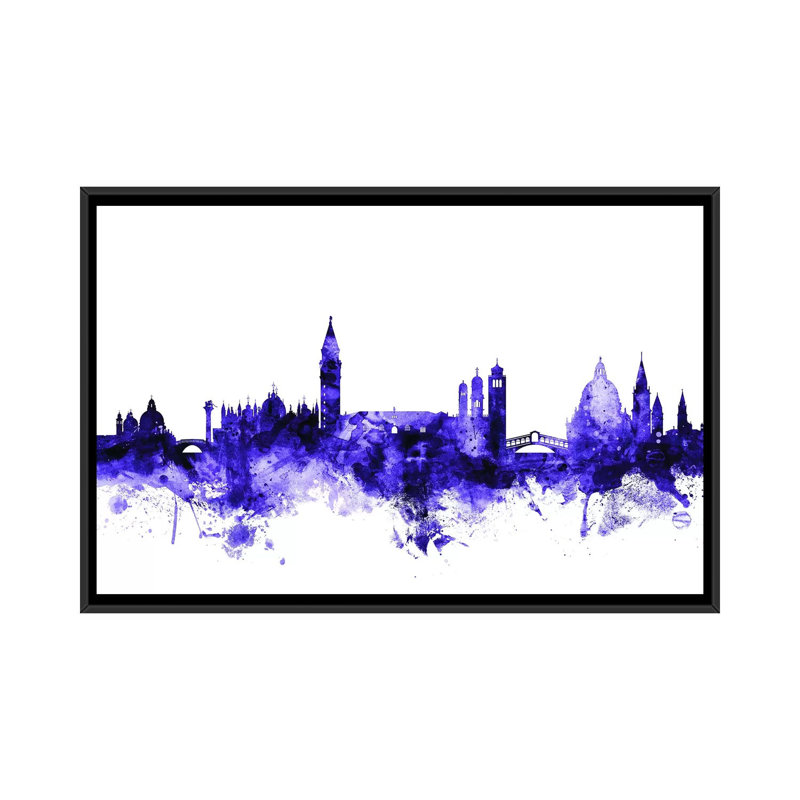 « venice, italie horizon » par michael tompsett, impression sur toile tendue, H 40 po x l 60 po x P 1,5 po, Pas de tapis