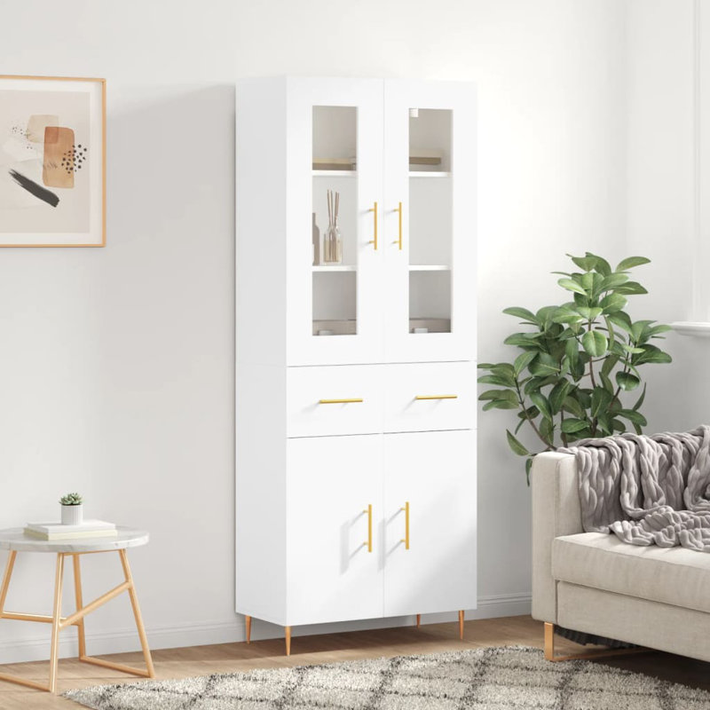 Motour 69.5cm Wide Highboard, White