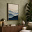 Mountains in Mist Scandinavian - Wrapped Canvas-1827625438-1827625439