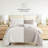Quilt Set- Lightweight - All Season Quilted Coverlet - Tossed Ferns-105628161-105628159