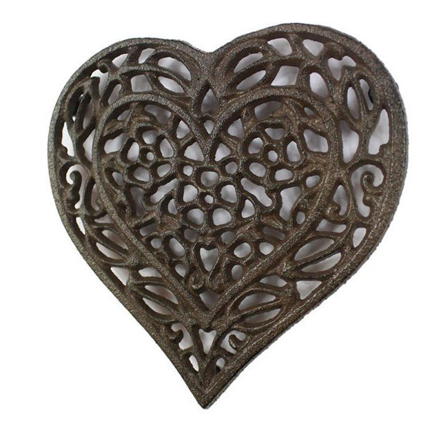 Metal 1 Piece Trivet, Dark Brown