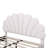 Queen Size Platform Bed With Beige Velvet Fancy Pattern Headboard Upholstered Decorative In Beige,-1445264107-1445264101