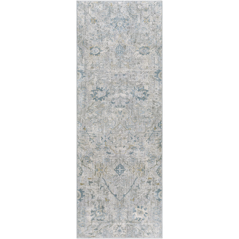 Aicha Floral Indoor Rug, Runner 2'6" x 8'