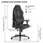 Fauteuil de jeu de course inclinable, réglable, ergonomique et pivotant, taille régulière-486862260