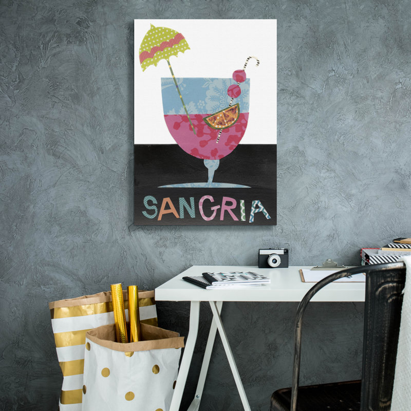 «Mix Me A Drink V» par Regina Moore, H 26 po x l 18 po x P 0,75 po