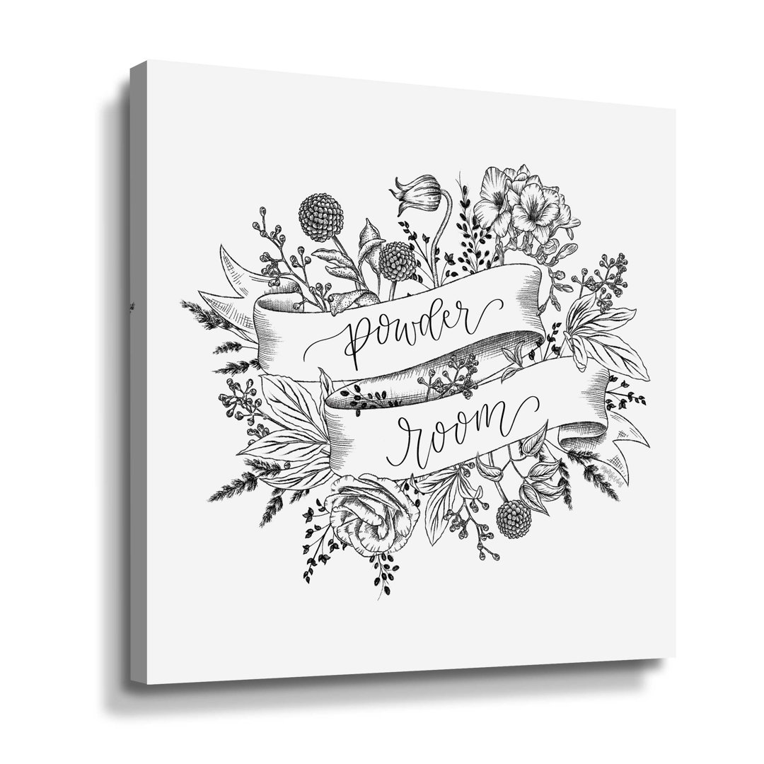 Powder Room - Painting on Canvas August Grove® 