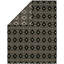 Tapis géométrique en laine tissé à la main noir / lilas-60151180
