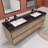 Vickye 72" Double Sink Bathroom Vanity Set-1250094442