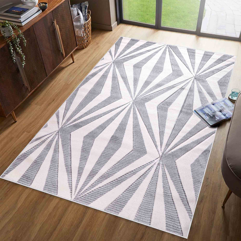 Allyza Geometric Area Rug, Rectangle 200 x 290 cm