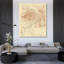 Art sur toile tendue par Williston Forge, USGS Gallery, Parker Arizona California Quad-1557875848