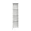 Armoire latérale avec lampe à bande en aluminium, avec grand espace de rangement-487505987