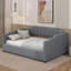 Lit de jour double rembourré avec rangement inférieur-1423493511