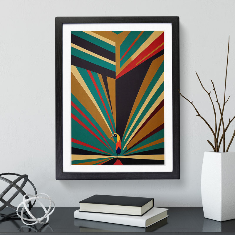 XC1022-4196X Striking Bird Abstract - Wrapped Canvas Print, Wrapped Canvas, 76cm H x 50cm W x 3cm D