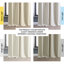 Rideaux obscurcissants en lin synthétique pour chambre et salon Bellino (1 panneau)-1007233951-1007233942