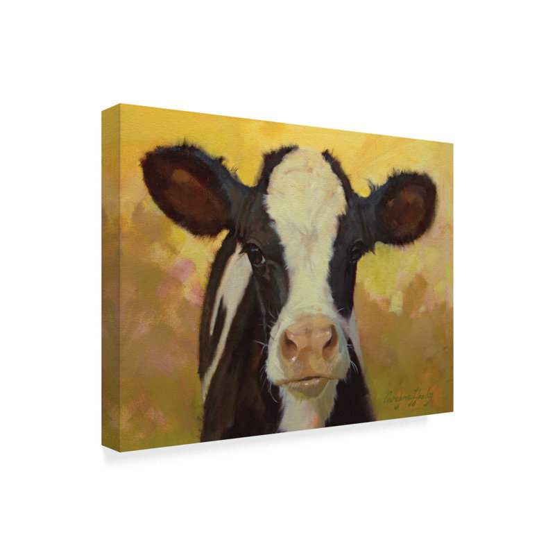 « farm pals iii », peinture sur toile tendue, H 18 po x l 24 po x P 2 po
