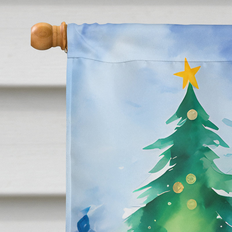 Double Sided Polyester Christmas, 40" H x 28" W