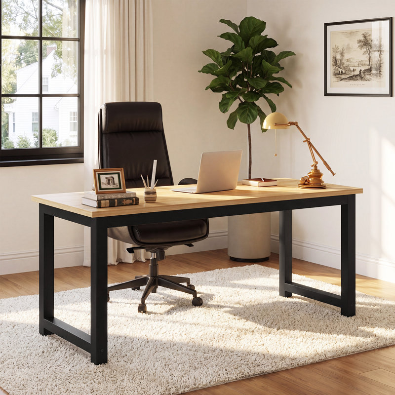 Bureau d'ordinateur 63 ", Natural/Black