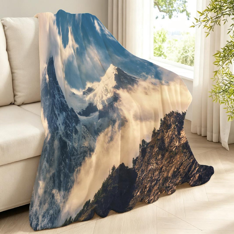 Jeté en molleton blanc ultra doux, Throw 40" x 50"