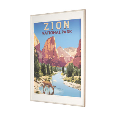 Parc national - Glacier par Mark Chandon, reproduction d'art encadrée sous verre