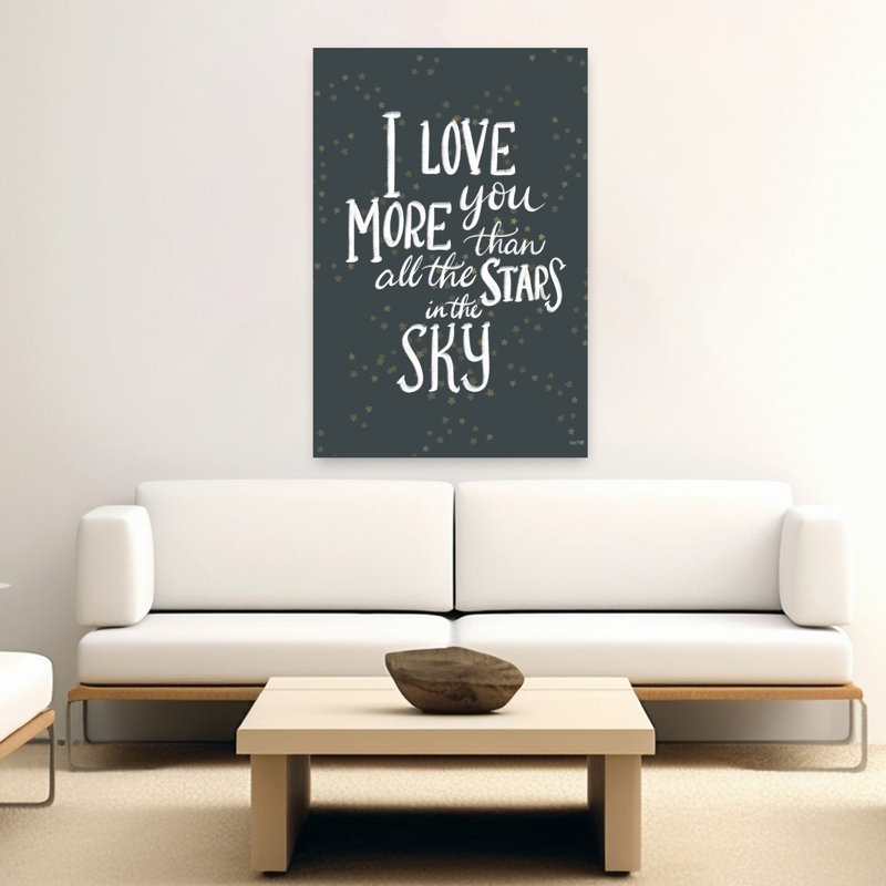 «I Love You More», art contemporain abstrait, H 60 po x l 40 po