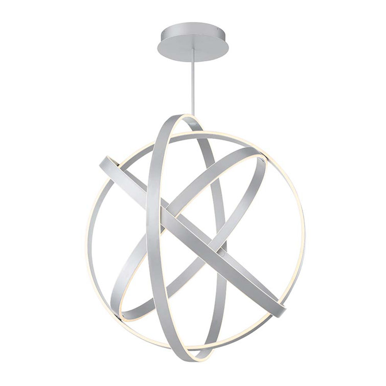 Kinetic 1 - Light Titanium LED Single Pendant