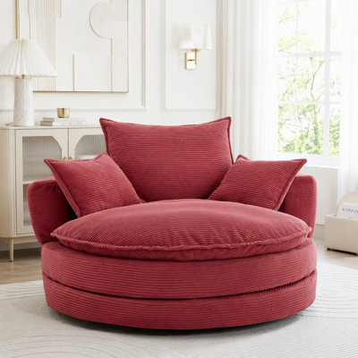 360° Swivel Sofa Chair Accent Barrel Chair