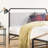 Nomadi Bifold Metal Upholstered Platform Bed, Cloud Gray-2010137035