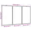 Vidaxl Magnetic Whiteboard Foldable 150X100x1.7 Cm Aluminium
