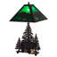 Grizzly Bear Through the Trees Table Lamp
