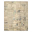 Tapis tibétain moderne en laine beige sauge, 246 x 300 cm, noué à la main