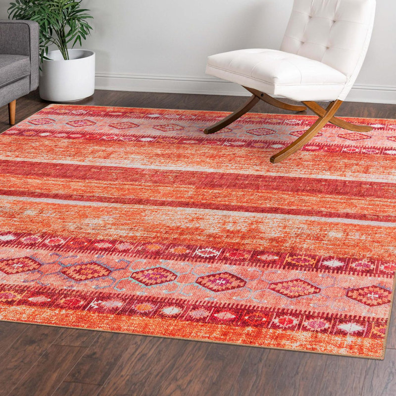 Audreyann Chenille Geometric Indoor Rug, Square 7'6"