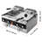 Commercial Electric Deep Fryer Countertop Fryer 3500W Dual Tank 2x9Qt/8.5L