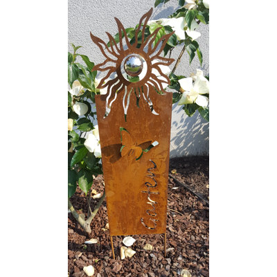 Cathryne Steel Garden Sign