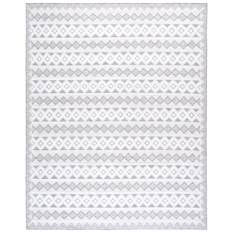 Kenenth Performance Geometric Indoor/Outdoor Area Rug, Rectangle 8' x 10'
