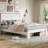 Bed Frame Headboard , Platform Bed Frame ,Noise Free,No Box Spring Needed,Large Under Bed Storage-1313115227